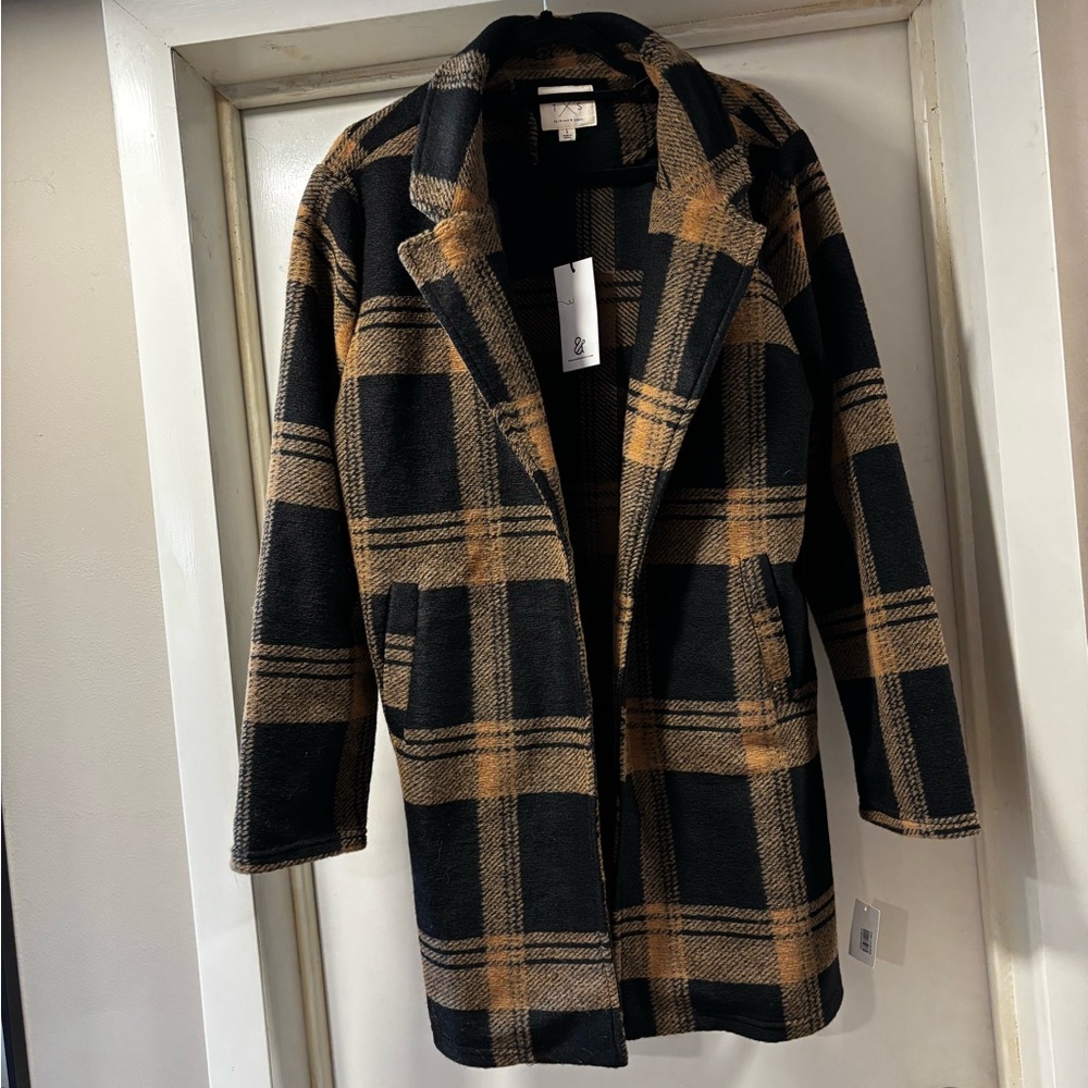 Dry Goods Black and Tan Coat
